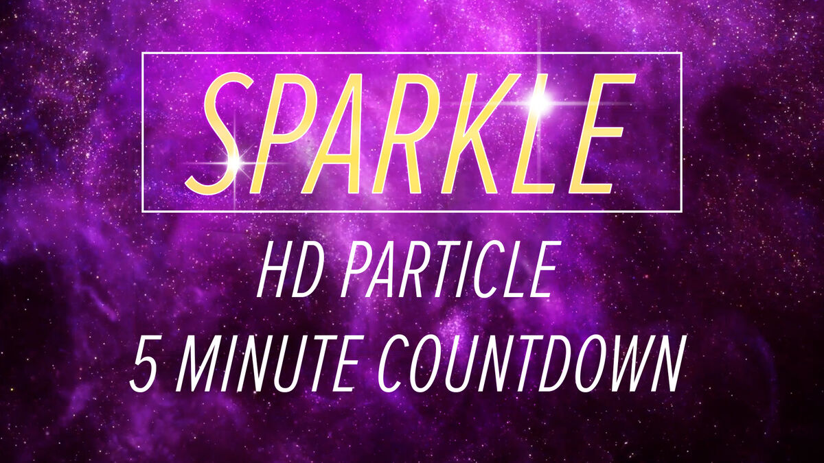 Sparkle 5 Minute Countdown Video image number 0
